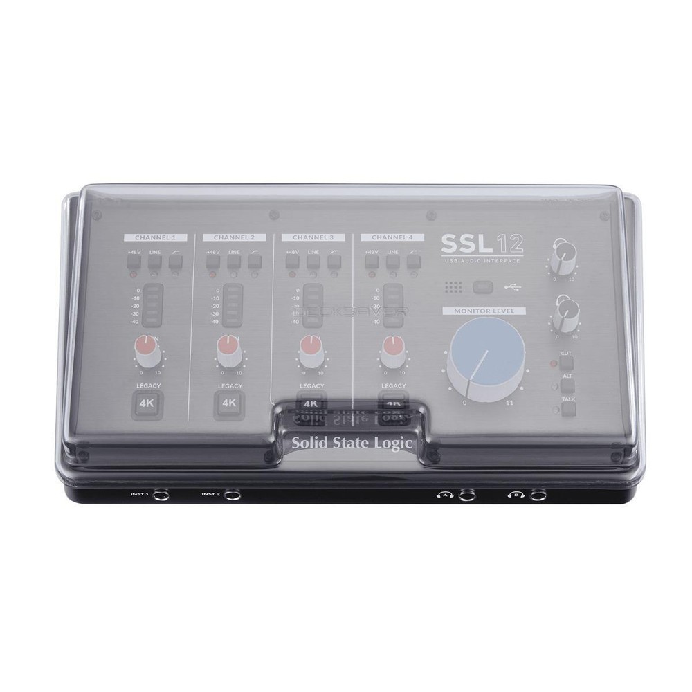 Decksaver DS-PC-SSL12 Cover to fit Solid State Logic SSL 12 USB Interface idjnow
