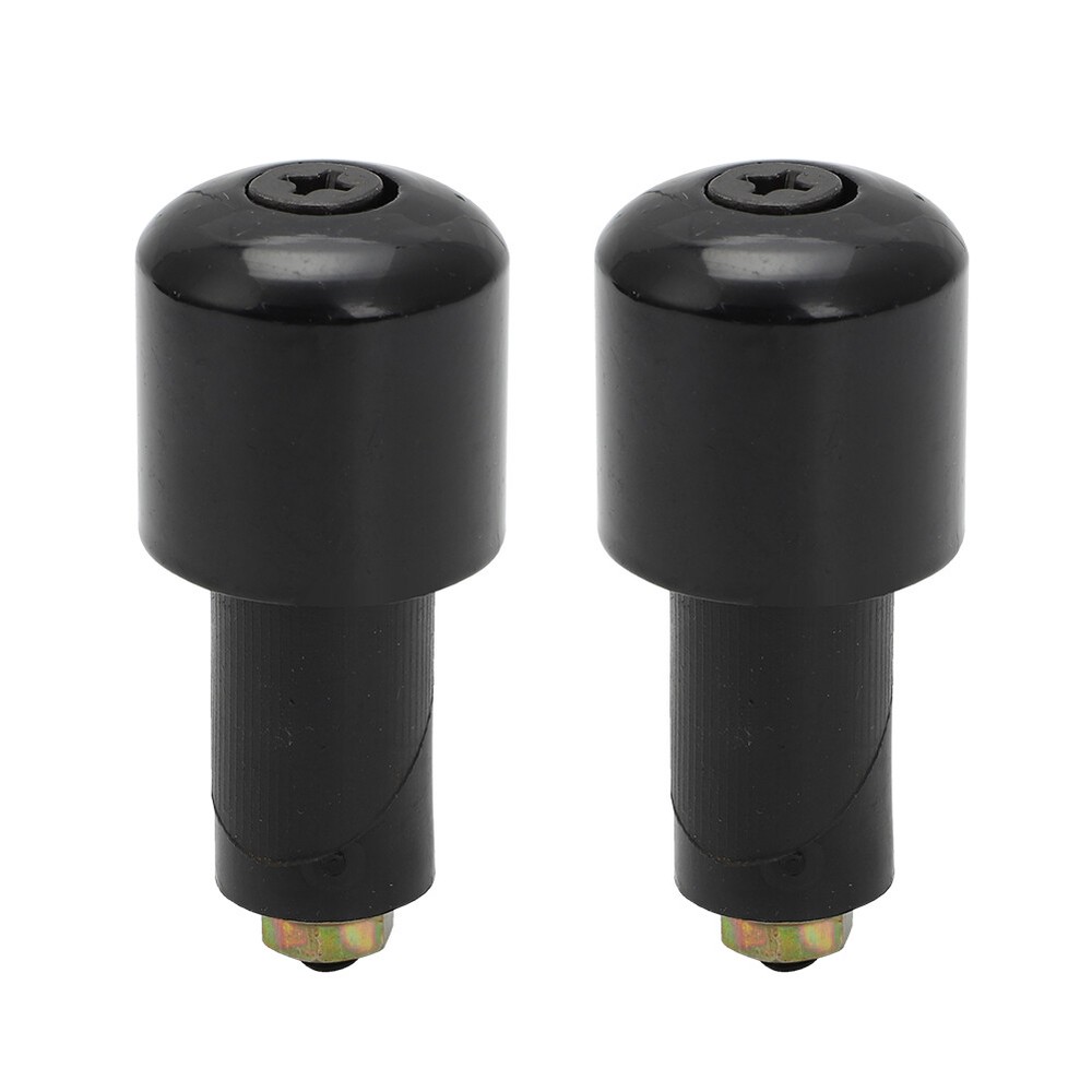 Solid Iron Handle Bar Ends Heavy Weight Vibration Reducing Grip Plugs 7/8" 22mm