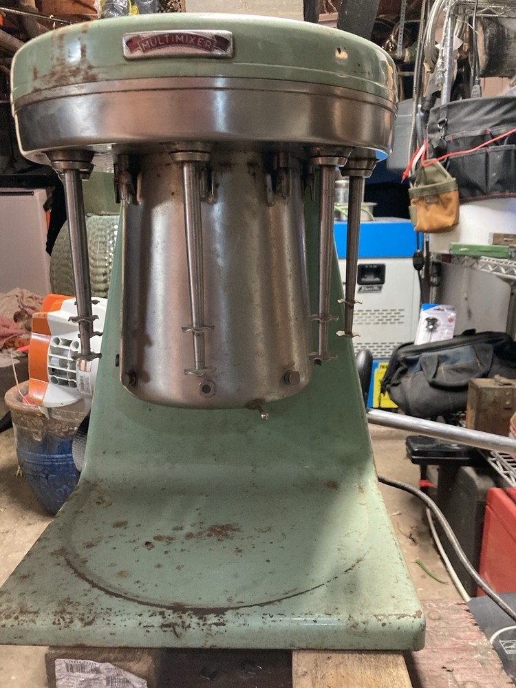 5 Head Multimixer With 7 Stainless Mixer Tins