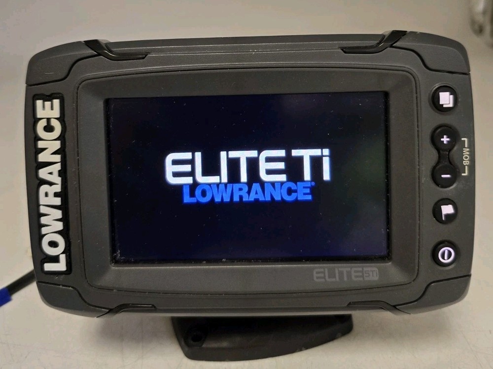 Lowrance Elite-5TI Chartplotter Fishfinder Head Unit w/ Cover DEPTH DOESNT WORK