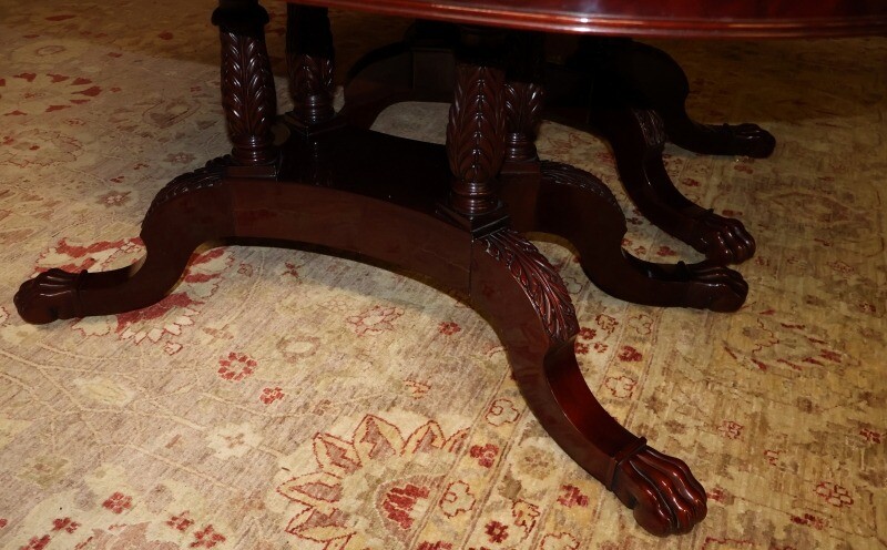 Kindel Winterthur Collection Mahogany Three Leaf Conference Dining Room Table
