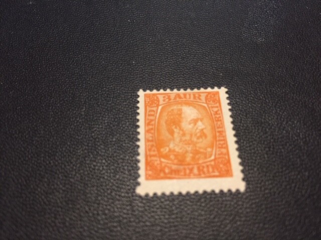 Iceland stamp 34 MH