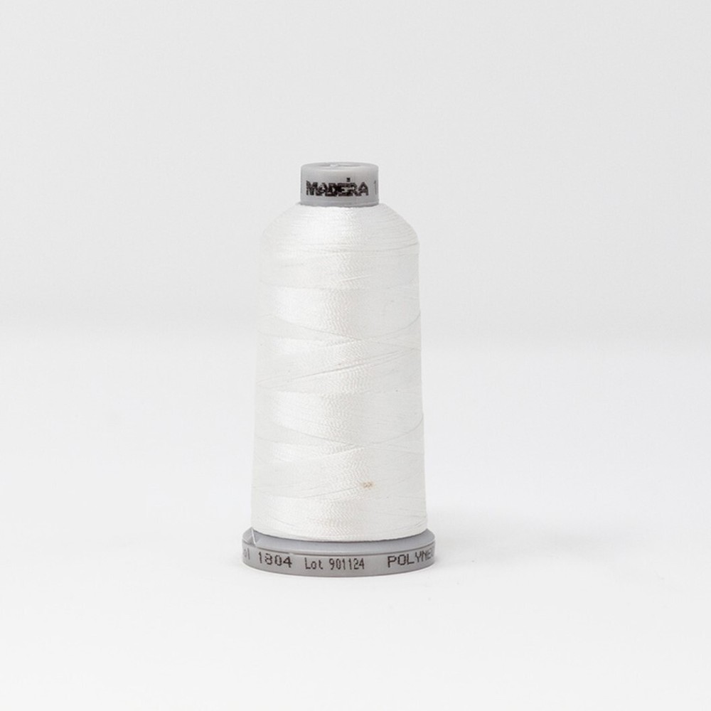 MADEIRA -Ref. 1804- Natural White-Polyneon Machine Embroidery Thread -1100 yards