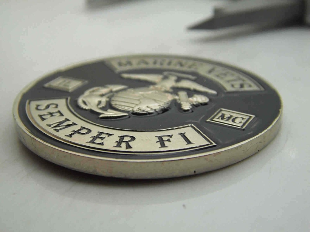 MARINE VETS SEMPER FI C I CHALLENGE COIN