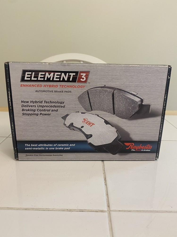 Raybestos EHT699H W/ Hardware Disc Pad Break Set New Element 3