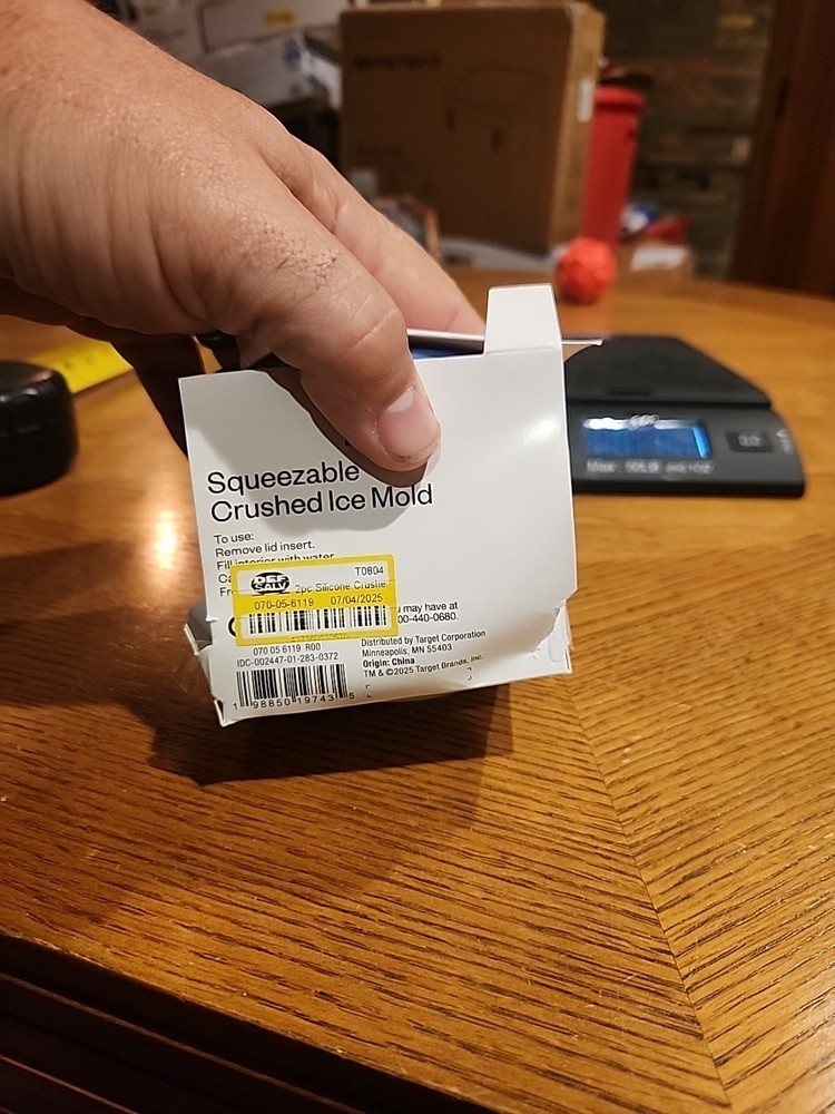 Squeezeable Crushed Ice Mold