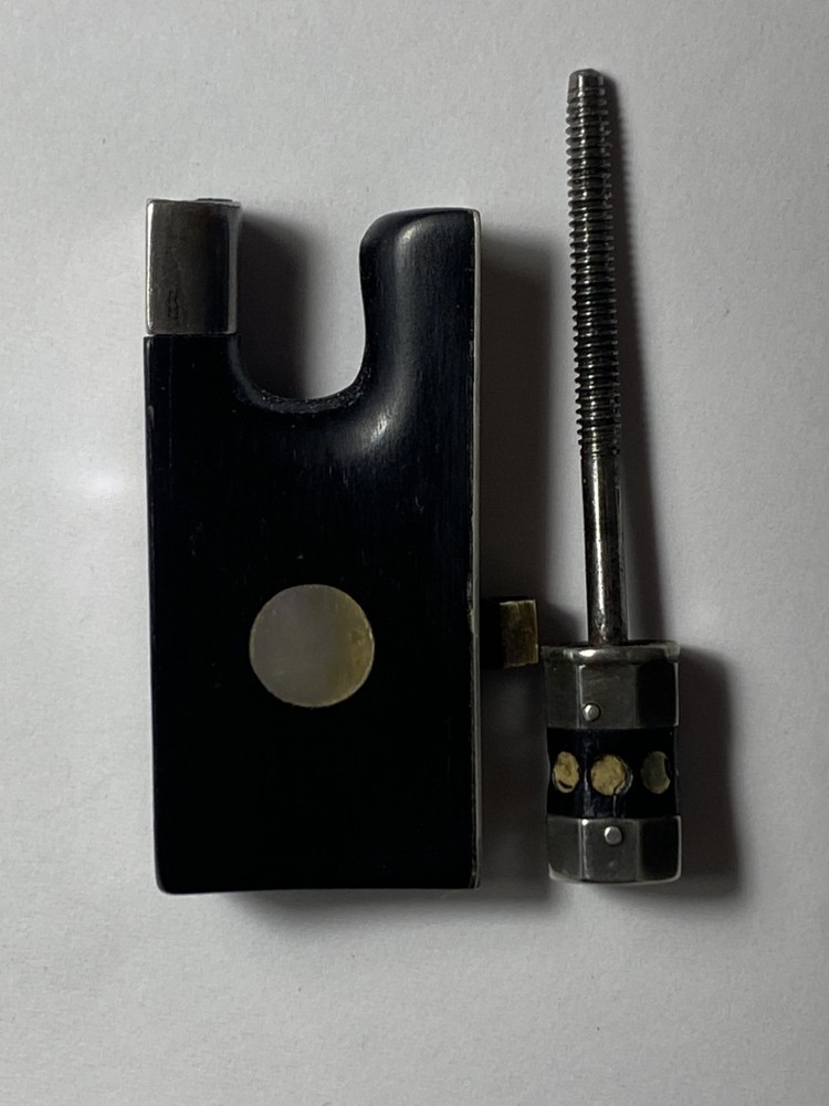 Violin Bow Frog & Adjuster Before & After Repair