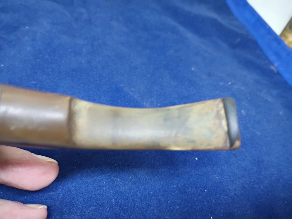 Irish Second Rusticated Briar Pipe Bent Estate Made in Ireland
