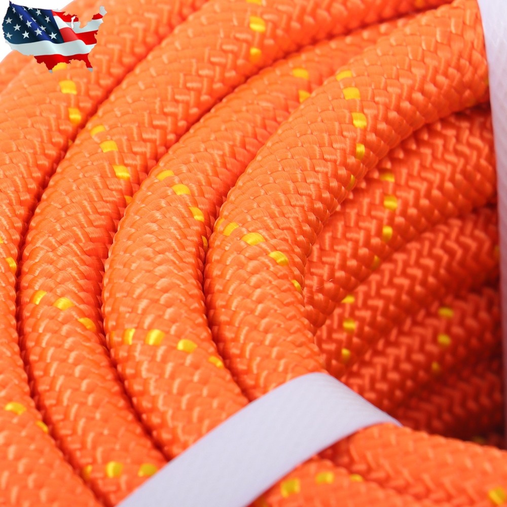 Pulling Rigging Line 1/2" × 125' Double Braid Nylon Polyester Arborist Bull Rope
