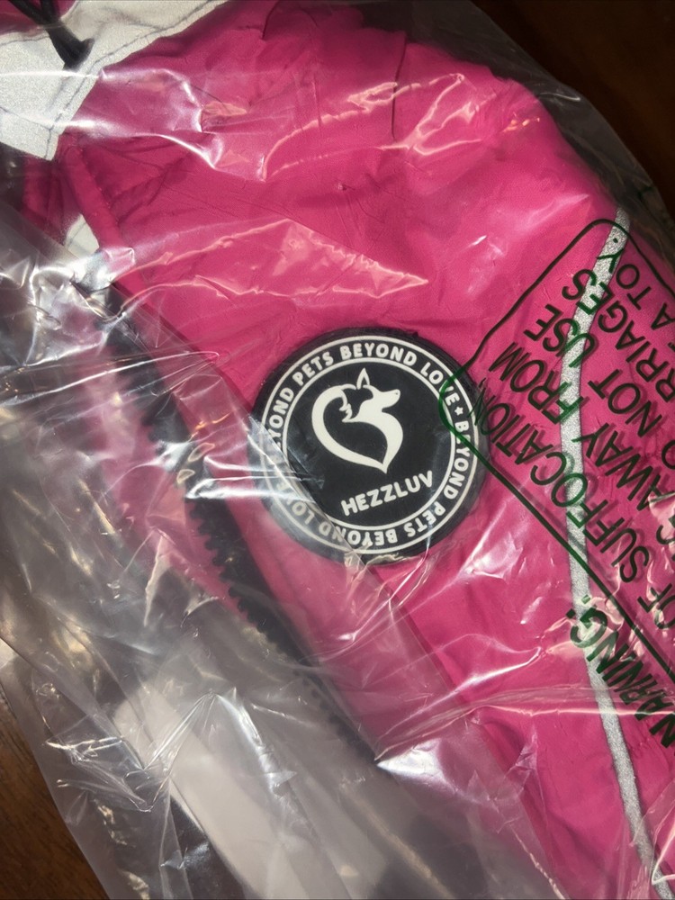 Hezzluv Pink Dog Jacket Harness