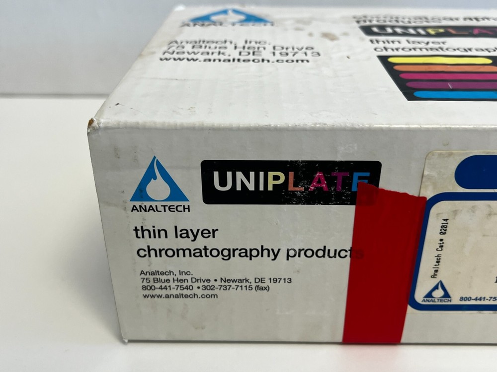 Shelf 21 : 2 BoxesAnaltech Uniplate UV254 (02014) - 1 Opened / 1 Sealed