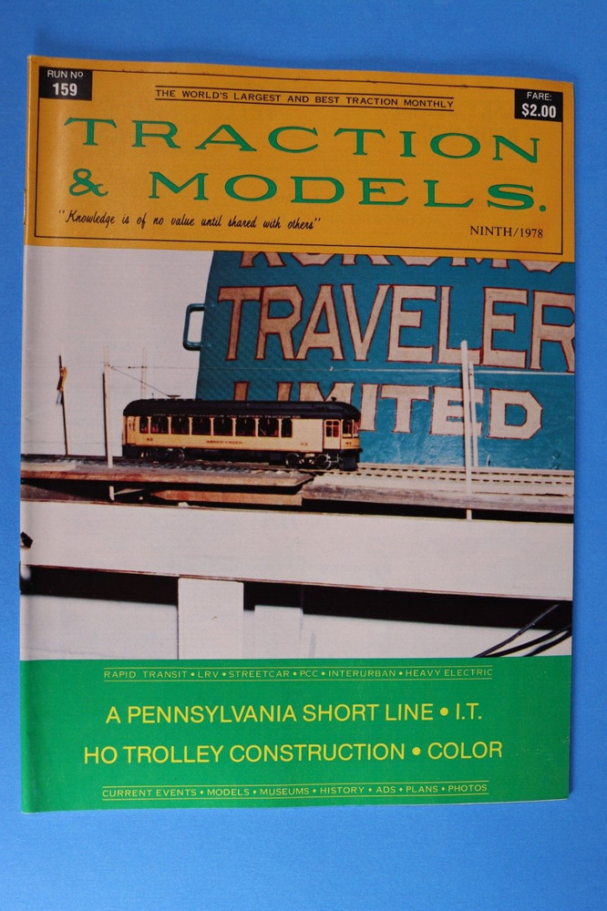 1978 Traction & Models Vintage Magazine 11 Issues Missing December