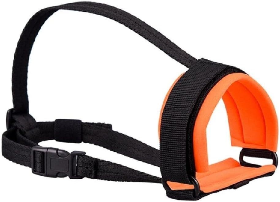 Adjustable Dog Muzzle Mouth Guard for Medium Large Breeds Prevents Biting Chewin