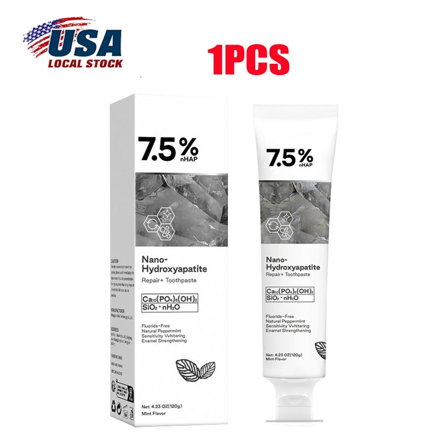 7.5% Hap Nano-Hydroxyapatite Toothpaste Remove Deep Clean For Sensitive Teeth