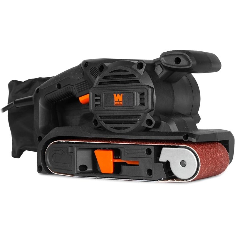 7.5 Amp Handheld Belt Sander Variable Speed Portable Tool Quick Release Tension