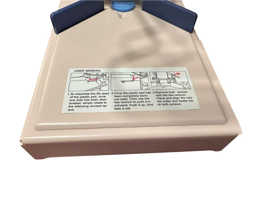 Sysform Table Top Corner Rounder Machine w/ 1/4'' Die