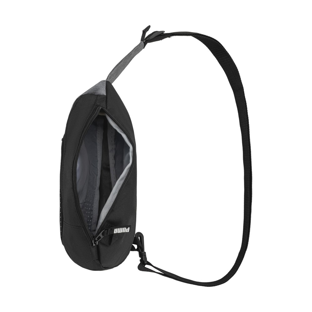 PUMA EVERCAT SIDEWALL SLING BACKPACK, One Size, Heather Grey