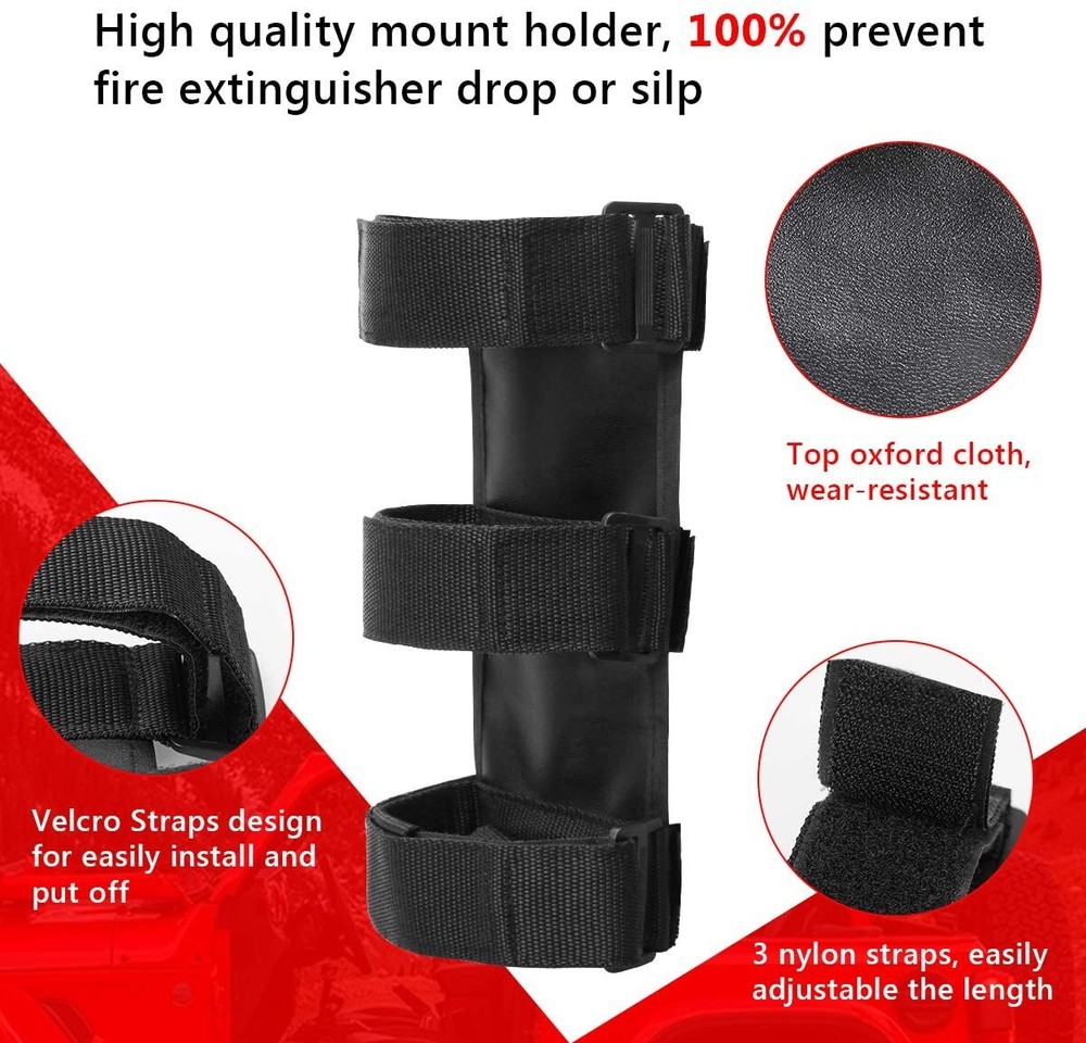 Fire Extinguisher Holder Adjustable Roll Bar, Fire Extinguisher Mount Strap