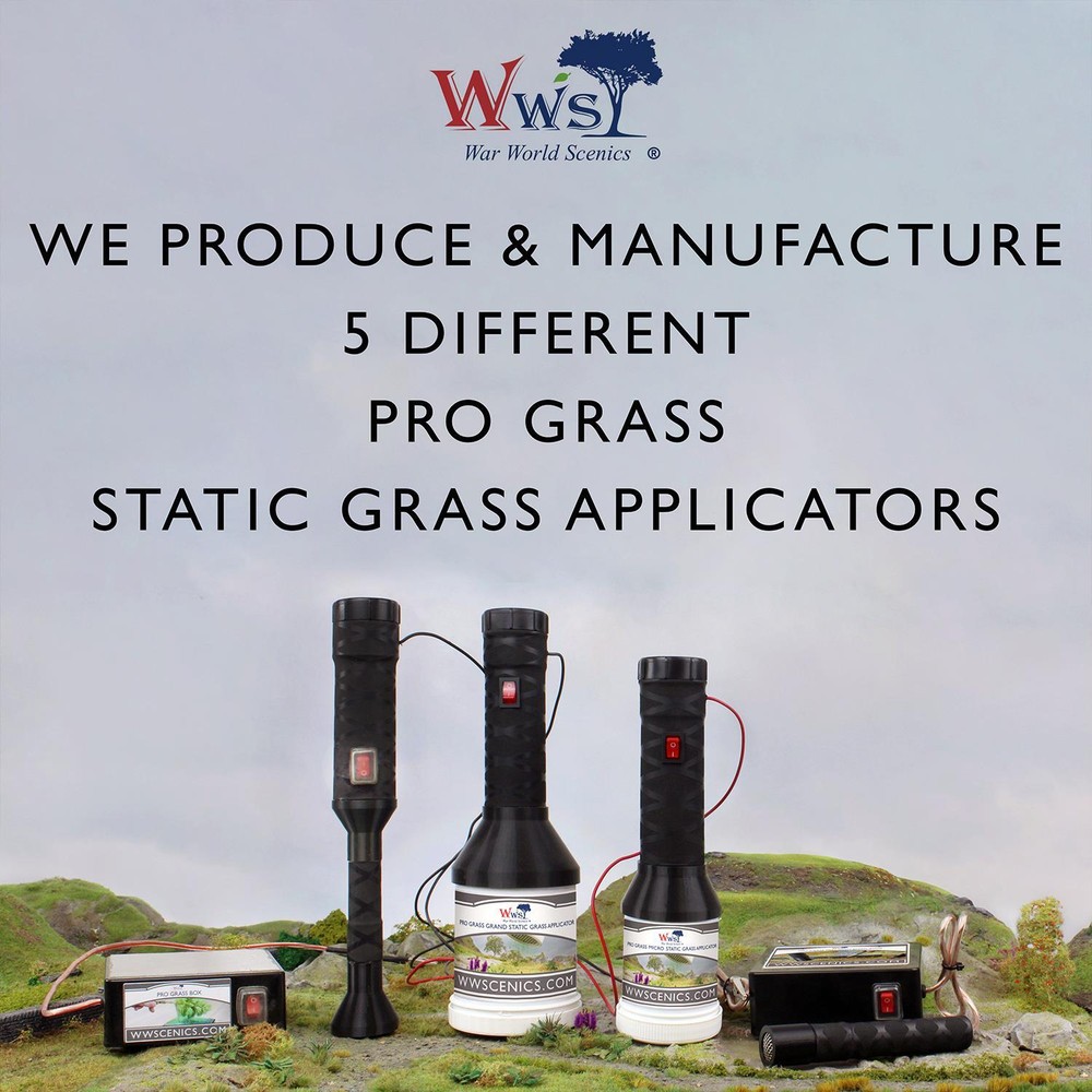 WWS 4mm Spring Static Grass | DIFFERENT SIZES | WSG4 | Model Scenery Material