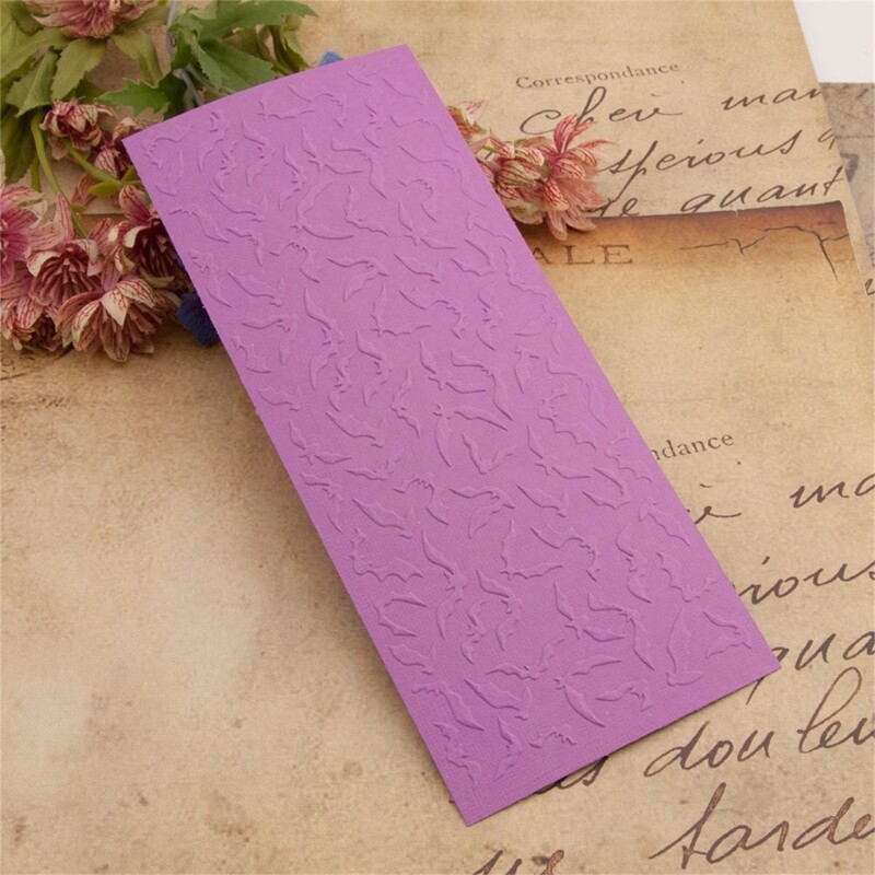 Halloween Bat Embossing Folder Embossing Stencil Embossing Templates