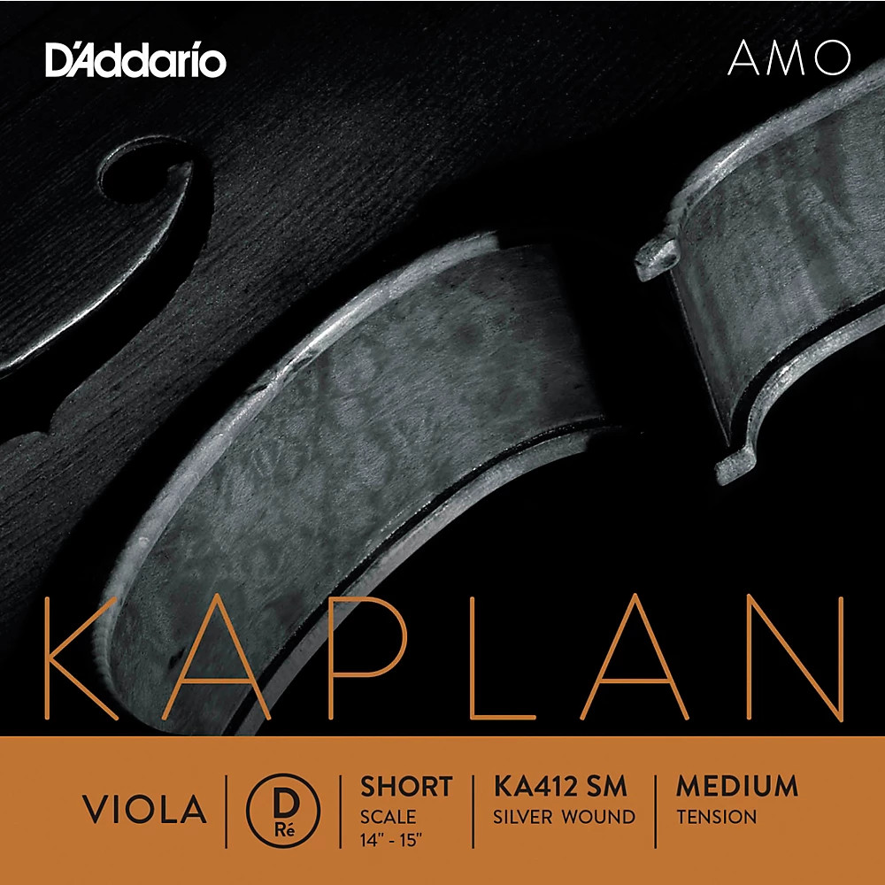 D'Addario Kaplan Amo Series Viola D String 14 in., Medium