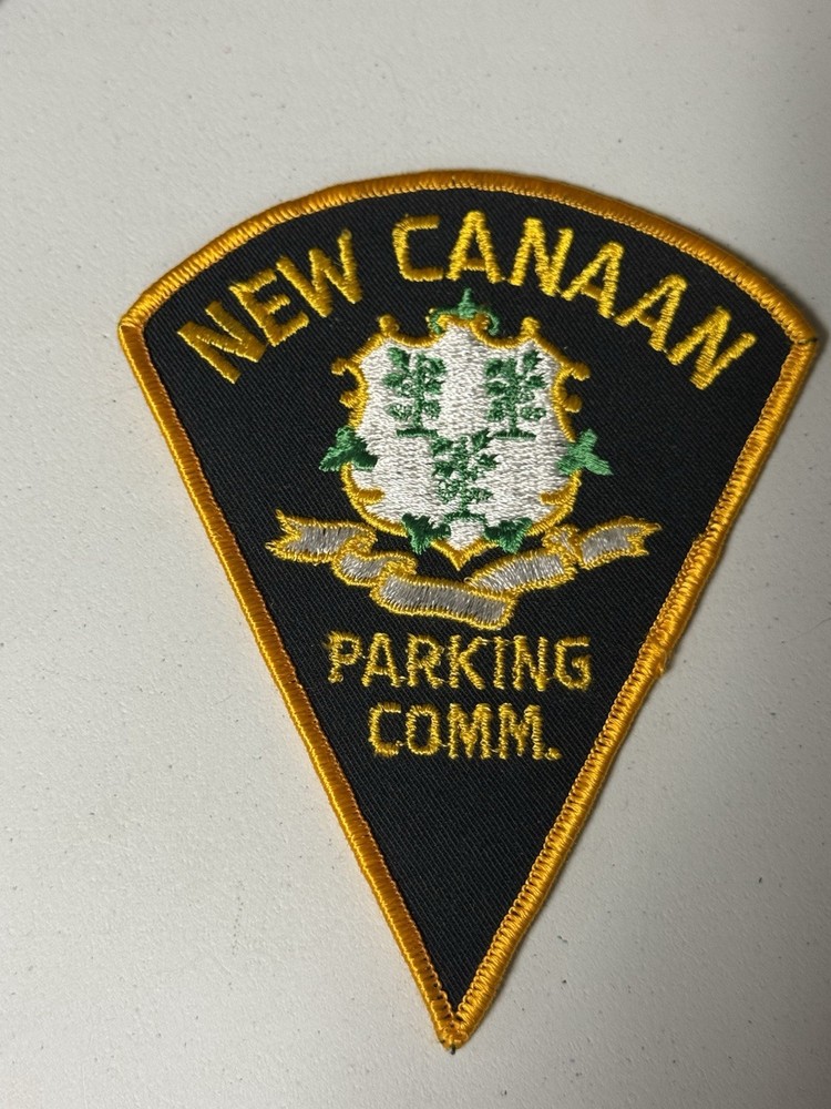 NEW CANAAN CONNECTICUT CT  PARKING COMM PATCH