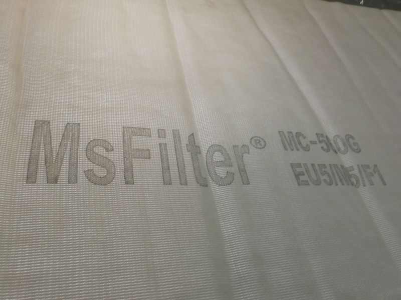 Spray Paint Booth Ceiling Filters 117"x 28" ( 10 Pack) Customized Size