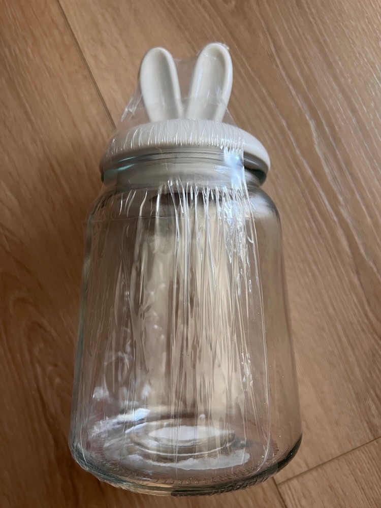 Target Bullseye Playground Bunny Jar Fillable Container Easter Spring 2024