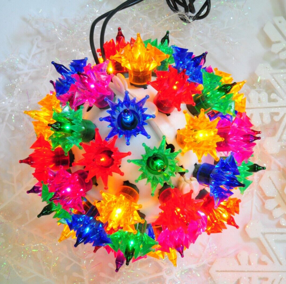 GE Holiday Sphere Multicolor Christmas Lights
