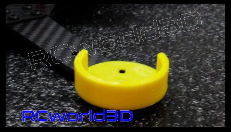 QUADCOPTER BRUSHLESS MOTOR MOUNT/BASE PROTECTOR 4PCS 3D PRINTED SOLID - PLA