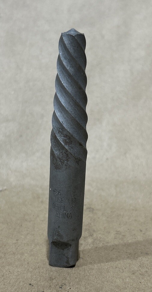“NO.6” Screw Extractor Use Drill 13/32 Unbranded