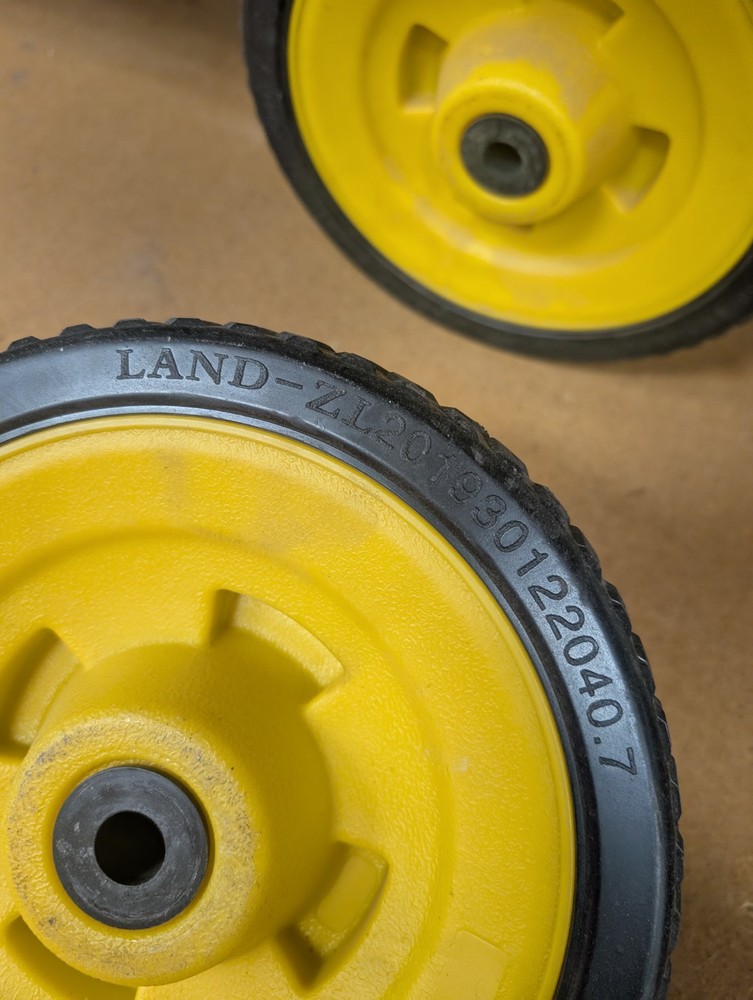 Lightweight Generator Wheel Kit - 9.75" Never Flat Tires --store