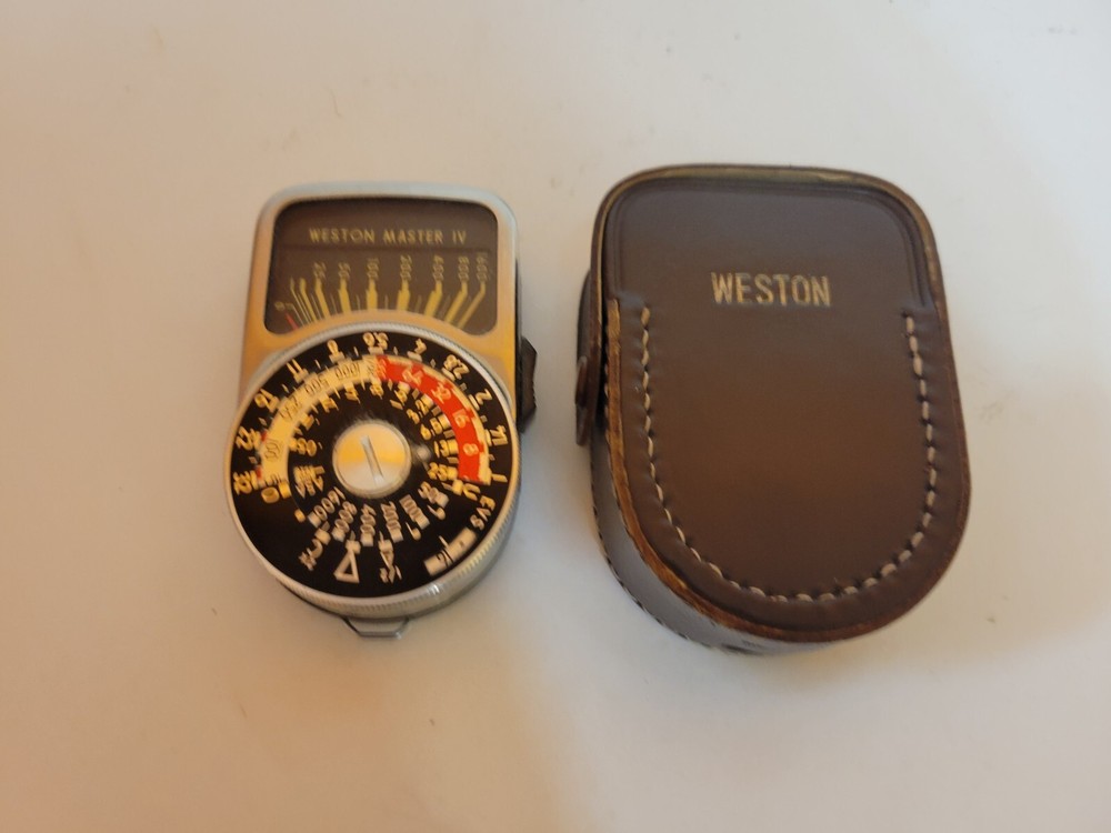 Weston Master IV Exposure Meter Model 745 with Leather Case