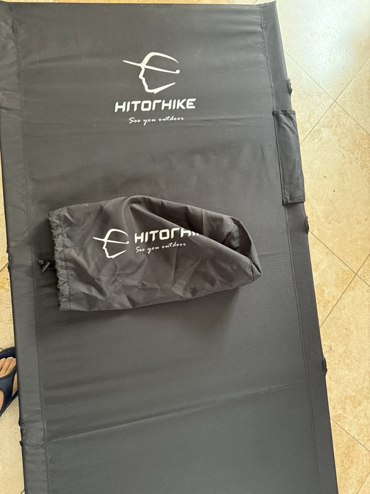 HITORHIKE Camping Cot Compact Folding Cot Bed for Outdoor Backpacking Camping...
