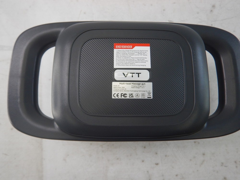 VTT S6-8D - 8-Head, Deep Tissue Massage Gun