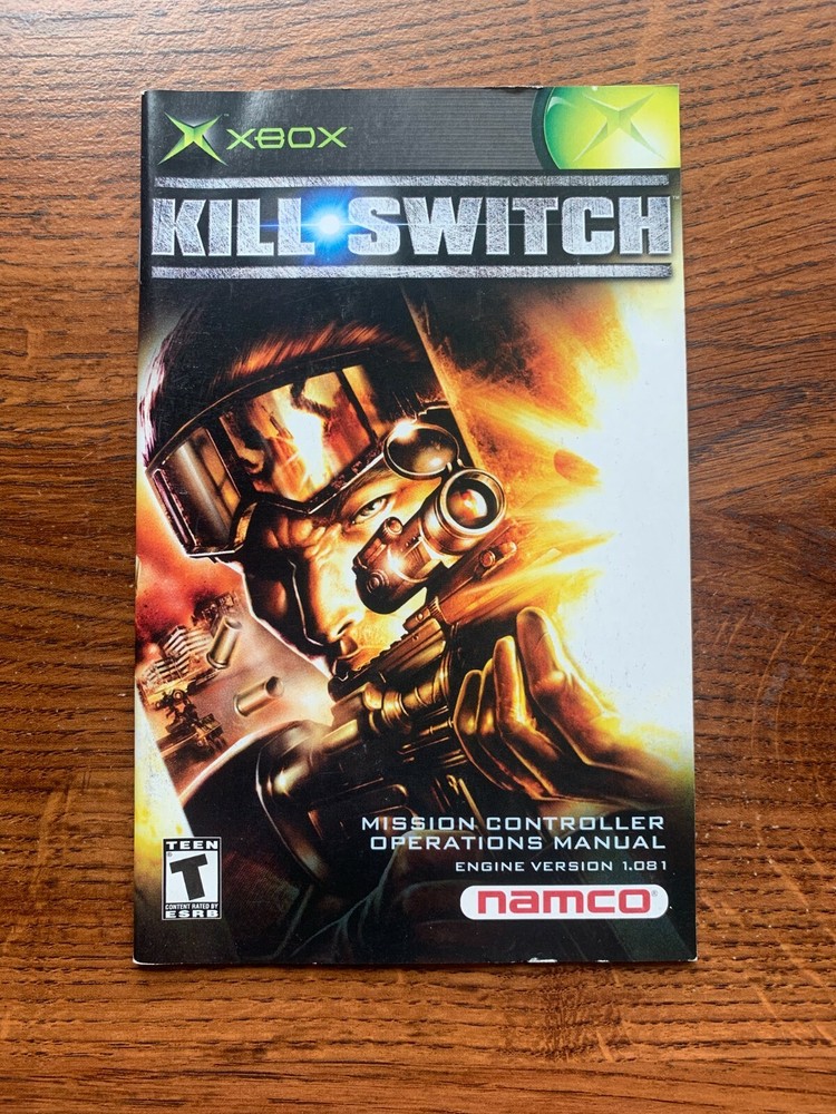 Kill Switch KillSwitch XBOX Instruction Manual Only