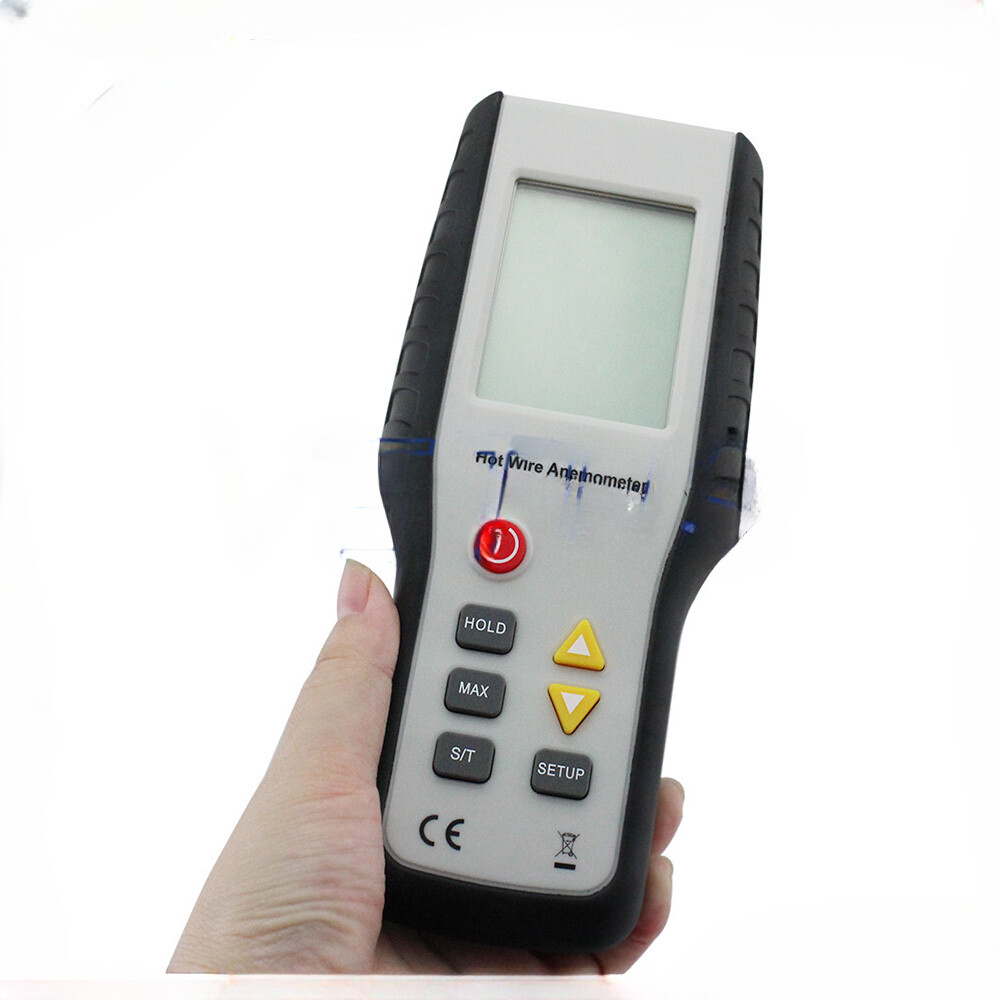 Anemometer Hot Wire Microprocessor Tester Instrument Range 0.1-25m/s