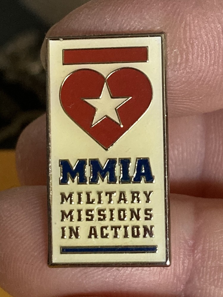 MMIA military missions in action Lapel Pin EUC K535