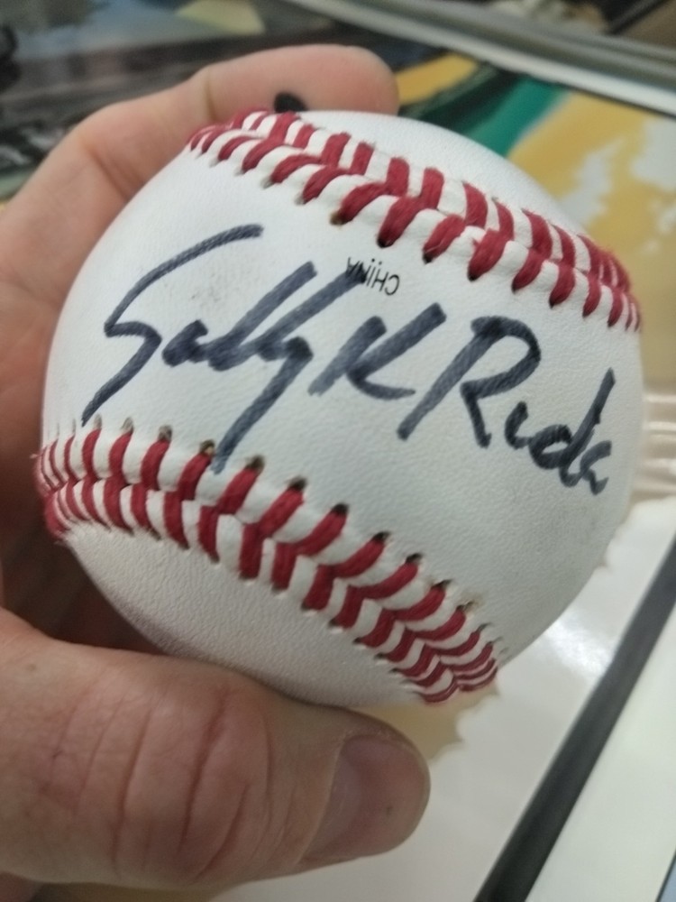 Astronaut Sally K Ride Autographed Baseball