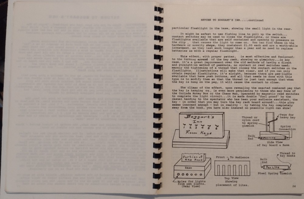More Magic With Electronics by Bud Morris 1975 Softcover Comb-bound Book