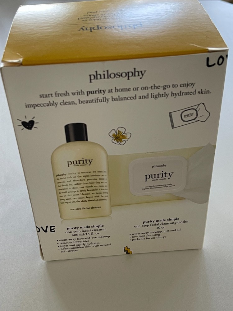 philosophy Keep It Clean 2 pc Set - Purity made Simple - New in Box