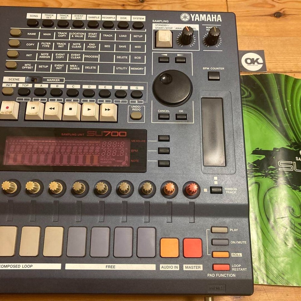 Yamaha SU700 Sampling Sampler Sequencer Effector Mixer Music Production Tested