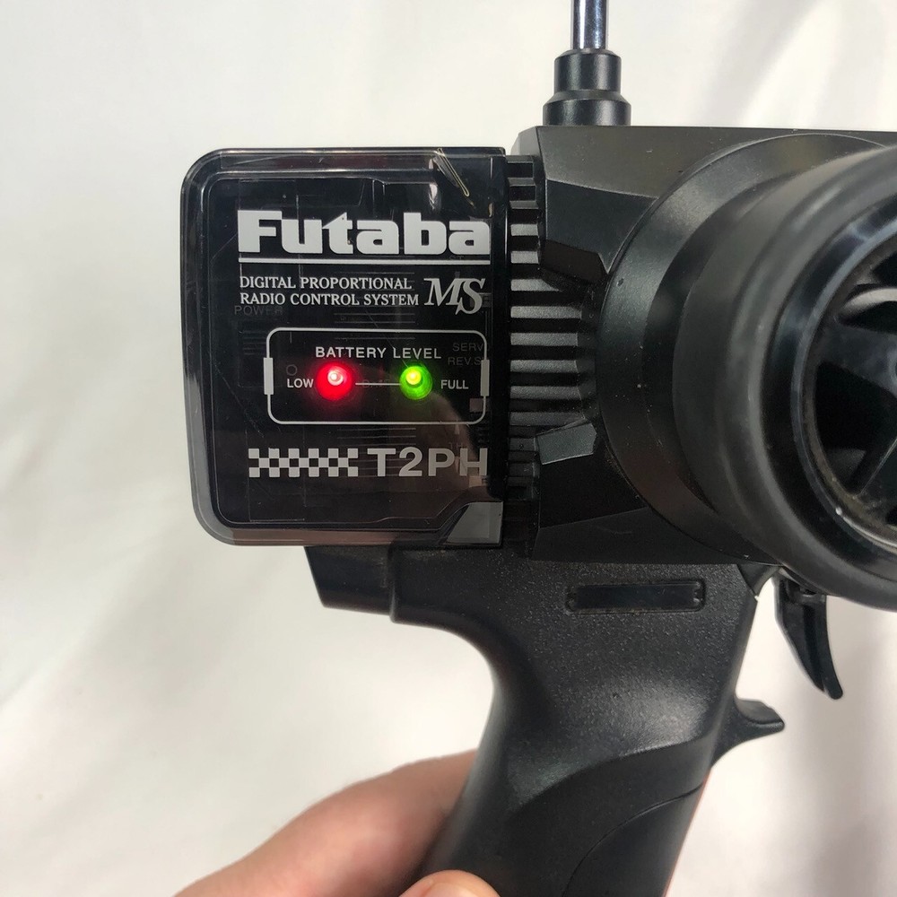 Futaba MS T2PH 2 Channel Radio Control R/C System *Broken Antenna*