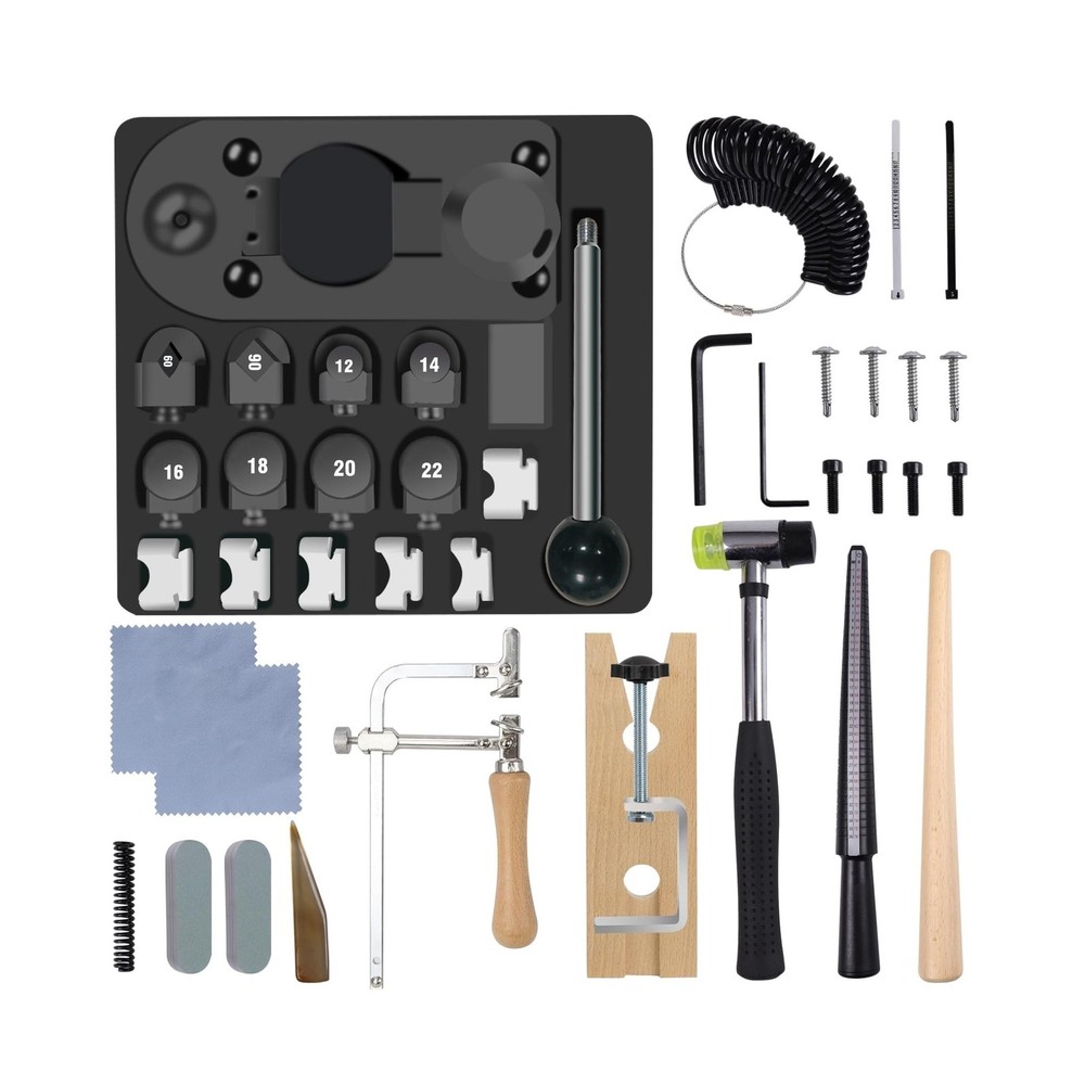 SANJIAN Ring Bender, Ring Maker Kit, Spoon Ring Bender Tool for Ring Jewelry ...