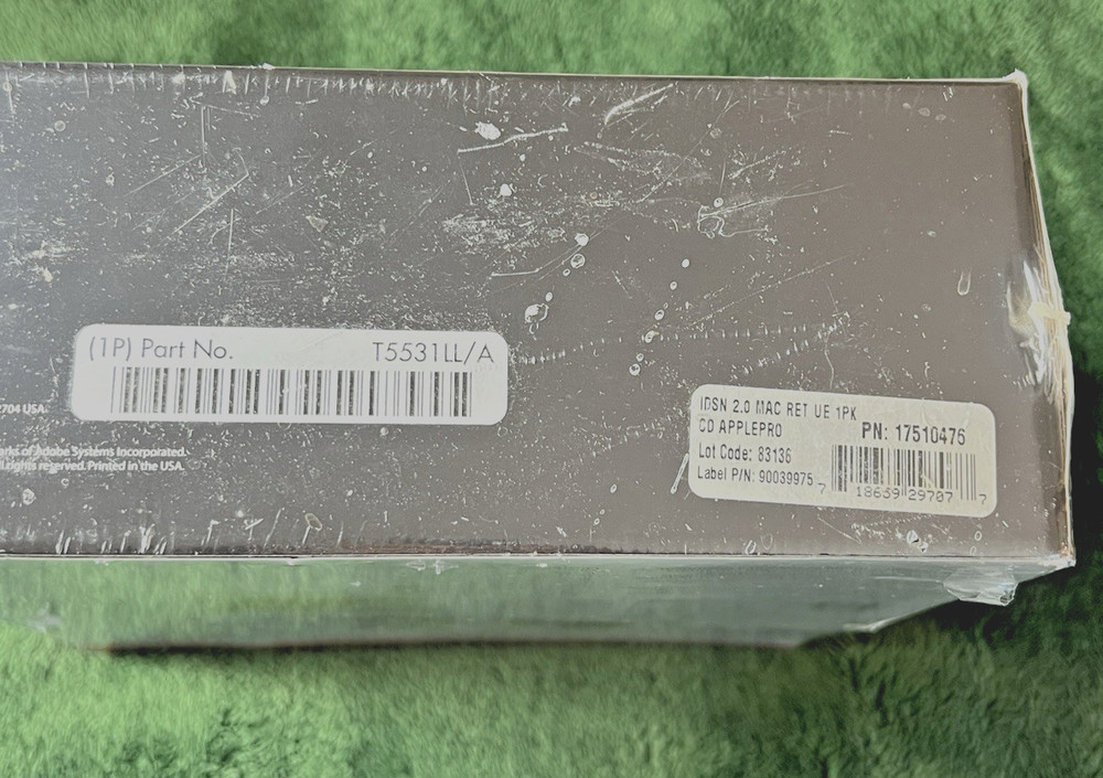 New Sealed Adobe InDesign 2.0 Mac Complete Software