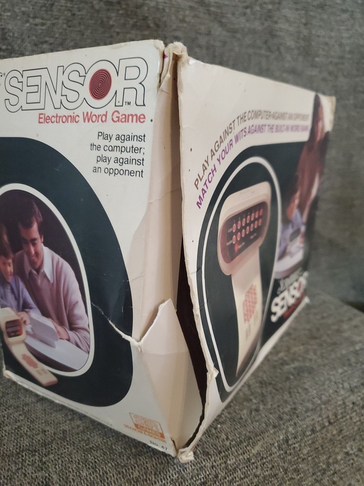 Scrabble Sensor Electronic Word Game Vintage 1978 Selchow & Righter