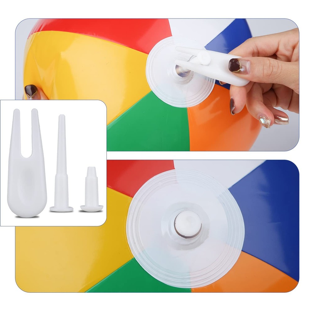 Hand Pump for Inflatables with Exercise Ball Plug Replacement Kit Yoga Ball