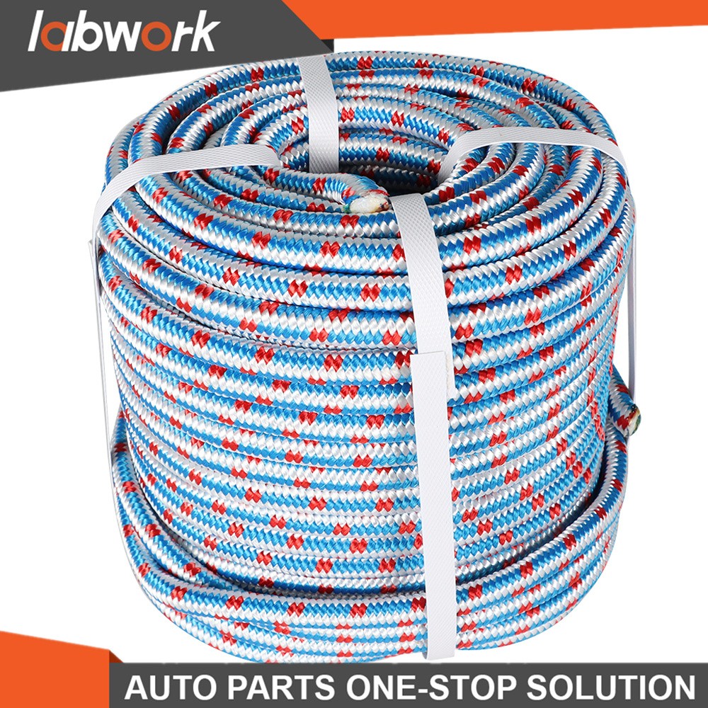 Labwork 1/2"×100' 16 Strand Braided Nylon Polyester Arborist Tree Rope