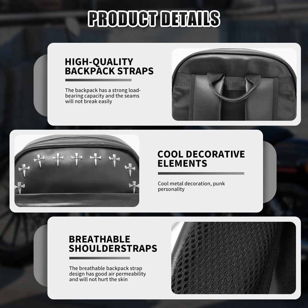 Motocycle Motorcycle Backpack Waterproof Multi-Functional Travel Bag Large