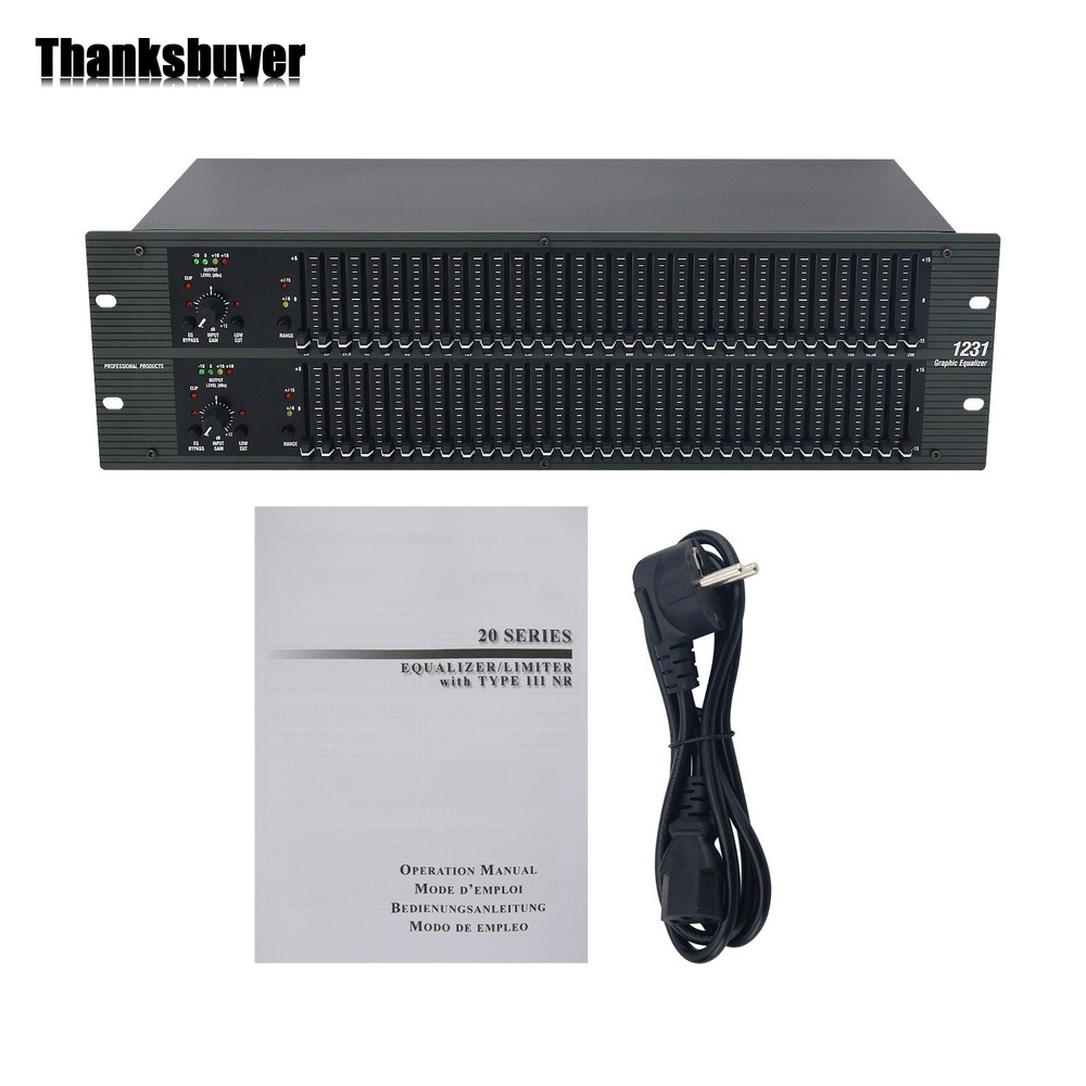 DBX 1231 Professional Audio Equalizer Dual 31-Band IC Chip Control Solid Core